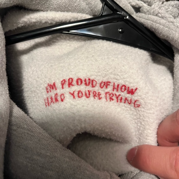 We’re not really strangers grey hoodie - Picture 3 of 3